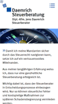 Mobile Screenshot of daemrich-steuerberatung.de